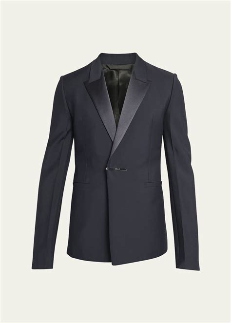 givenchy monsieur jacket|Givenchy metal clip blazer men.